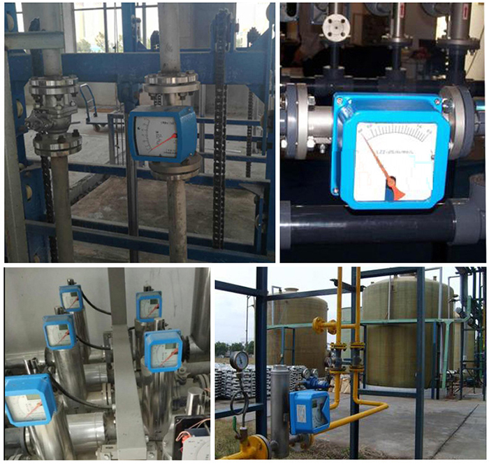金屬轉(zhuǎn)子流量計(jì)現(xiàn)場使用案例圖